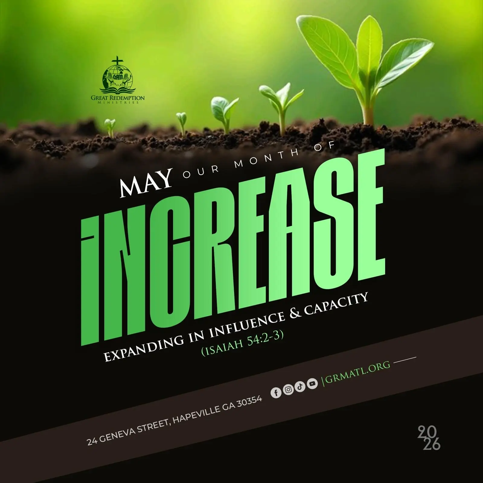 May: Increase